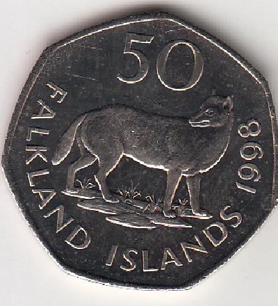 Beschrijving: 50 Pence FOX  